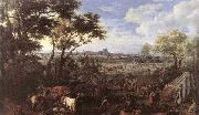 MEULEN, Adam Frans van der The Army of Louis XIV in front of Tournai in 1667 oil painting on canvas